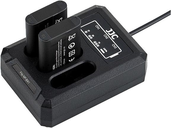 Produktbild JJC DCH NPBX1T USB DoppelladegerÃ¤t (Kamera Akku Ladegerät)