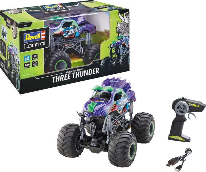 Actual product image Revell RC Dino Monster Truck Three Thunder