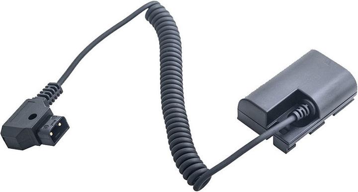 Caruba Canon LP E6 Volldekodierung Dummy Batterie +D TAP B Typ Anschluss (Federkabel)