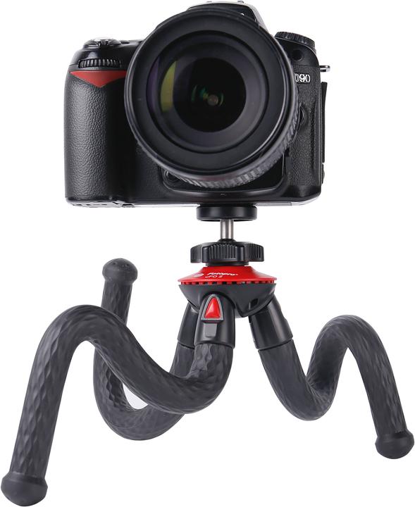 Image du produit Fotopro UFO 2 noir/rouge Trépied avec téléphone & support GoPro (Matières plastiques)
