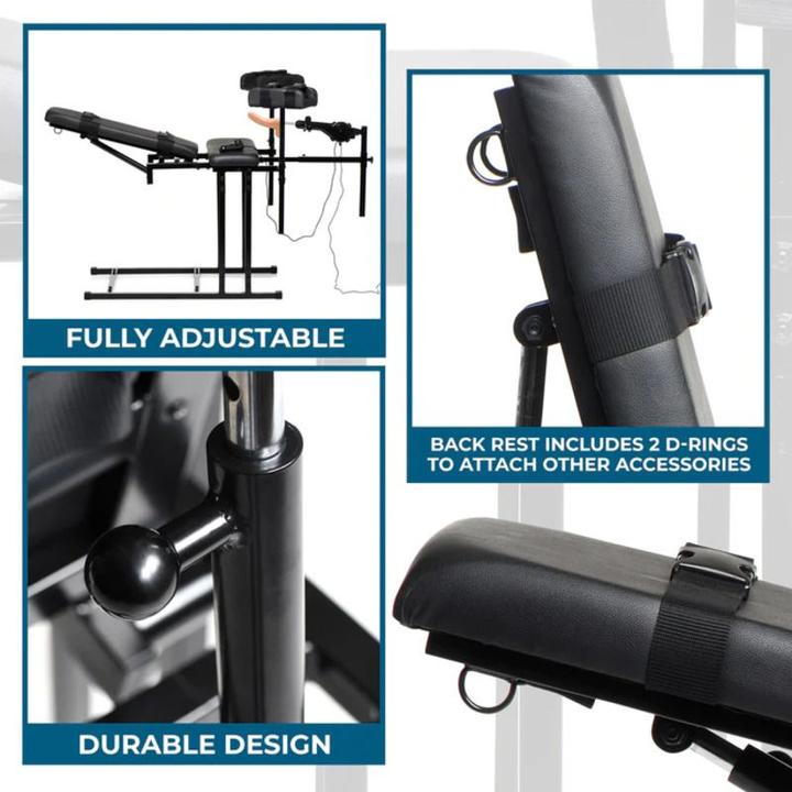Actual product image Master Series Obedience Chair with Sex Machine