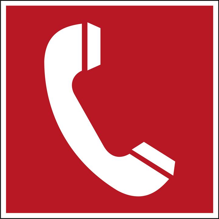 Produktbild Brady PIC 402-315*315-B7527, Brandschutzkennzeichnung - Brandmeldetelefon