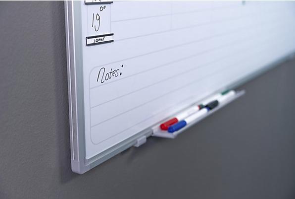 Image du produit eurokraft basic Planning hebdomadaire, neutre, division en 7 jours, l x h 1200 x 900 mm.