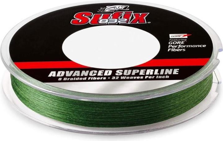 Image du produit Sufix 832 Braid 120m Vert basse visibilité (4.60 kg, 0.08 mm)