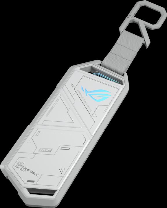 Produktbild ASUS Geh USB ROG Strix Arion White M2 SSD Gehäuse mit Aura (M.2 2280, M.2 2260, M.2 2242, M.2 2230)