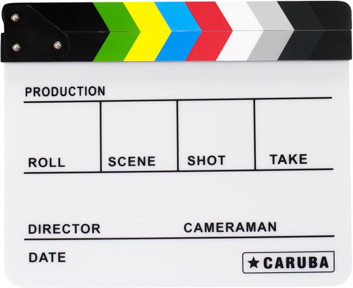 Actual product image Caruba Professional Director Clapper White/Paint (whiteboard marker) (White colour)