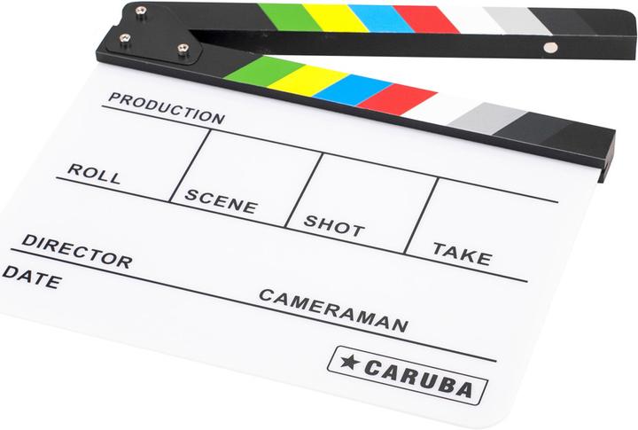 Actual product image Caruba Professional Director Clapper White/Paint (whiteboard marker) (White colour)