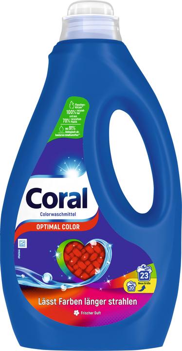 Actual product image Coral Optimal Colour (23 Washing cycles, Liquid detergent)