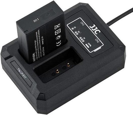 Immagine prodotto JJC Caricabatterie doppio USB Canon DCH LPE17 (per Canon LP/E17 accu) (Caricabatterie per fotocamere)