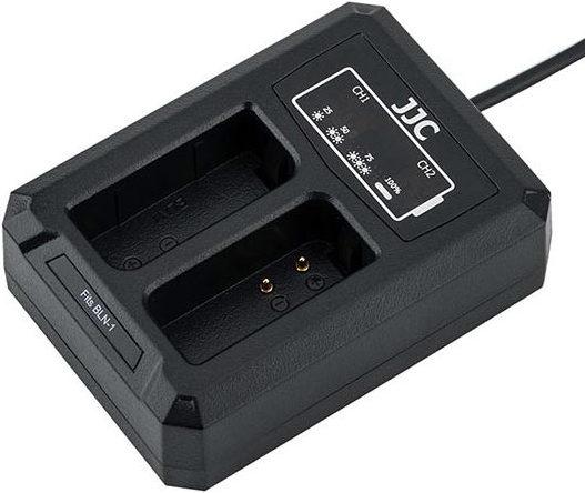 Produktbild JJC Olympus DCH BLN1 USB Dual Battery Charger (voor Olympus BLN 1)