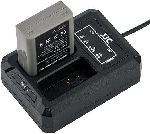 Produktbild JJC Olympus DCH BLN1 USB Dual Battery Charger (voor Olympus BLN 1)