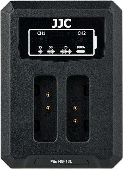 Image du produit JJC Canon DCH NB13L USB Dual BatteryCharger (voor Canon NB 13L) (Chargeur de batterie d'appareil photo)