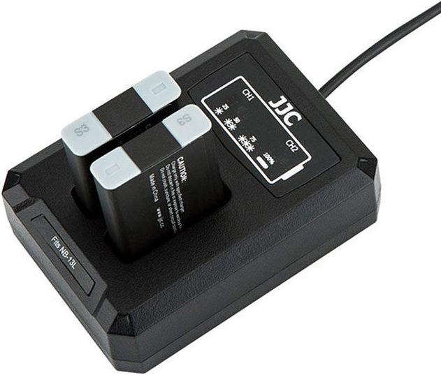 Image du produit JJC Canon DCH NB13L USB Dual BatteryCharger (voor Canon NB 13L) (Chargeur de batterie d'appareil photo)