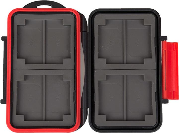 Actual product image Caruba Multi Card Case MCC 1 (4xCF + 8xSD) (Memory card cover)