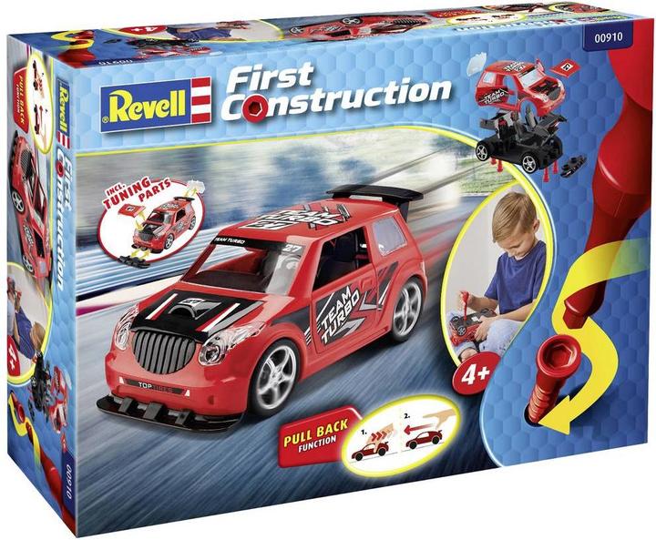 Actual product image Revell Rally Car with pullback motor, red