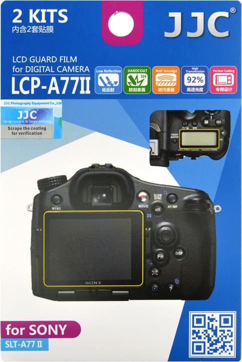 Actual product image JJC LCP A77II Screenprotector (Screen protector, A77 II)