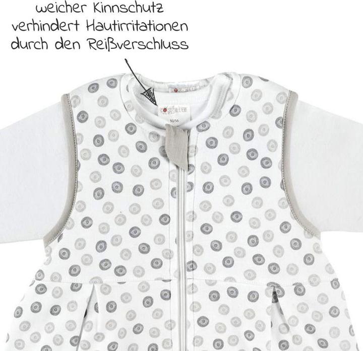Produktbild Coconette Schlafsäcke 2-tlg. Schlafsack-Set - Circle Weiss Grau - (Winter)