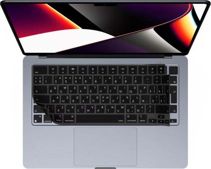 Productafbeelding JCPAL VerSkin Silicone Toetsenbordbeschermer voor MacBook Air 13"(M2 2022/M3 2024) / Pro 14"/16" (M1