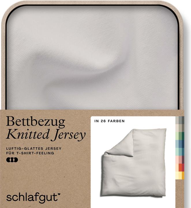 Produktbild schlafgut Knitted Jersey (Duvetbezug, 200 x 200 cm)