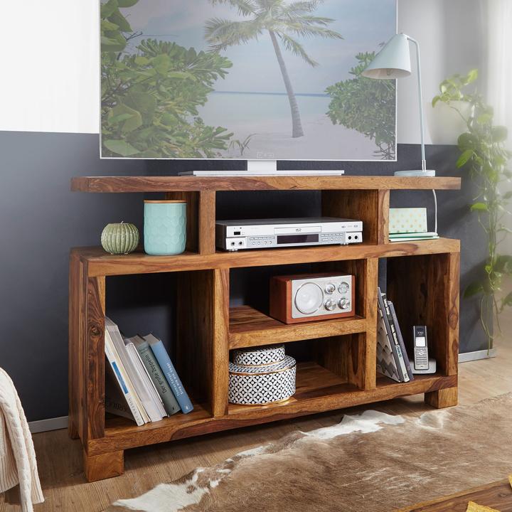 Actual product image FineBuy Sideboard Brown (115 x 40 x 76 cm)