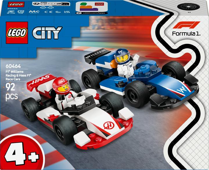 Produktbild LEGO F1 Williams Racing und Haas F1 Rennautos (60464, LEGO City)