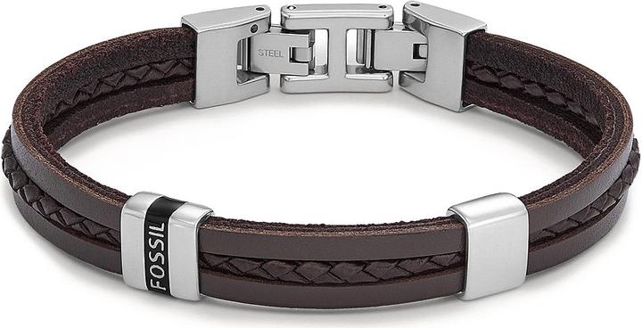 Produktbild Fossil Jewelry Armband (21.30 cm, Edelstahl, Leder)