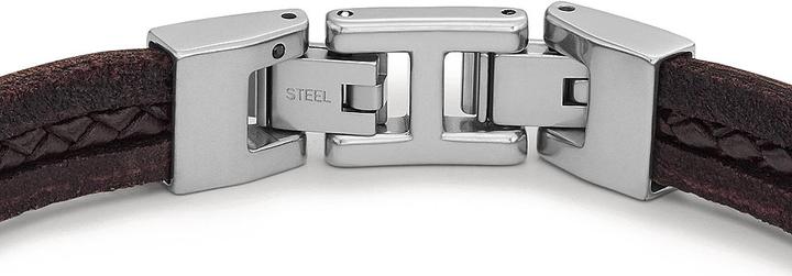 Produktbild Fossil Jewelry Armband (21.30 cm, Edelstahl, Leder)