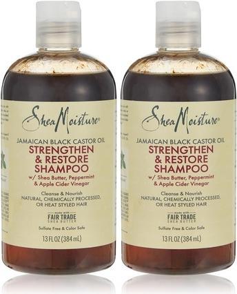 Produktbild Shea Moisture Repairing Shampoo Jamaican Black Castor Oil (384 ml) (384 ml, Flüssiges Shampoo)