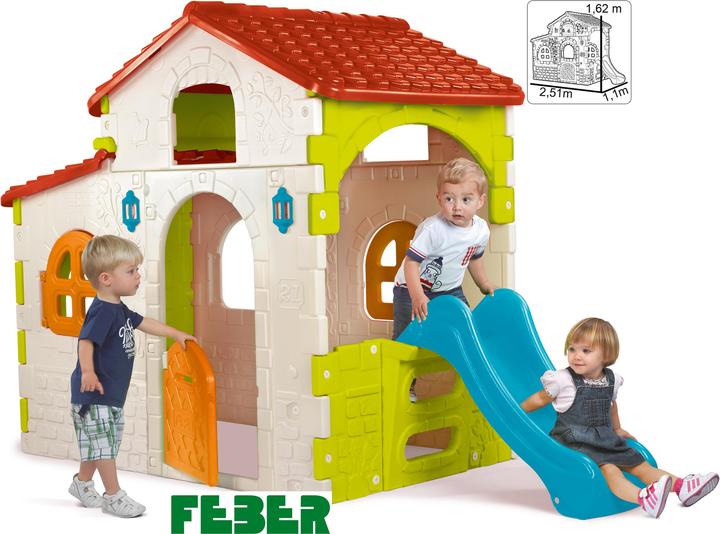 Produktbild Feber Gartenhaus mit Rutsche