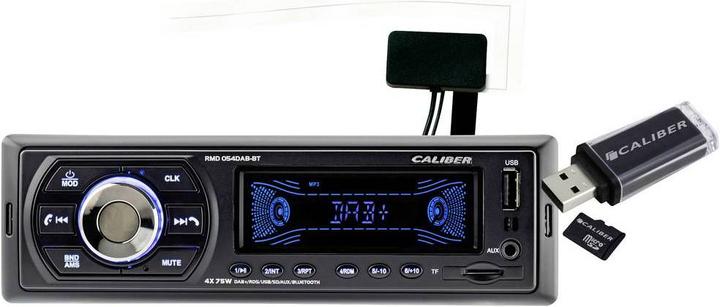 Produktbild Caliber RMD054DAB-BT Autoradio Bluetooth®-Freisprecheinrichtung, DAB+ Tuner, inkl. Fernbedienung
