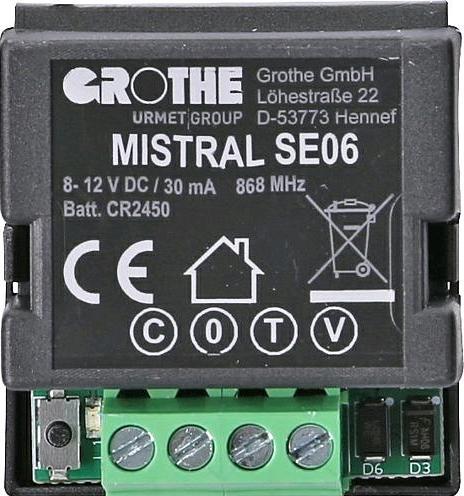 Actual product image Grothe Radio gong transmitter flush-mounted