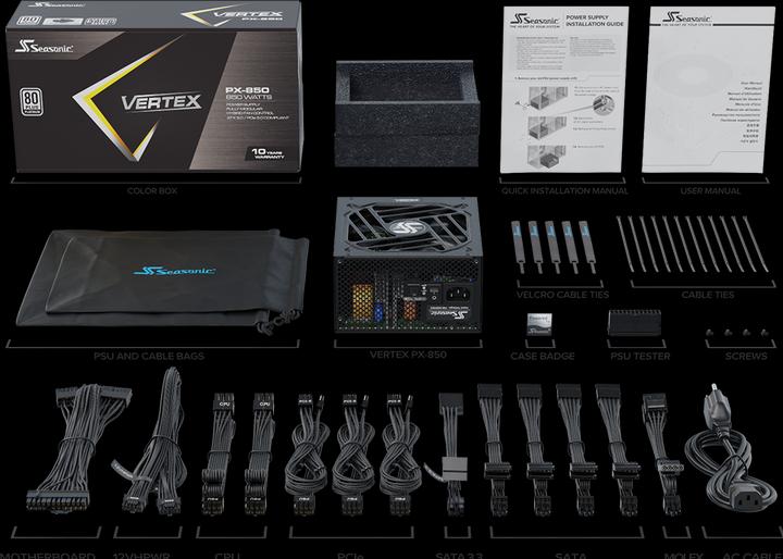 Actual product image Seasonic Vertex PX-850 (850 W)