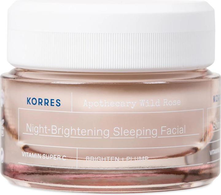 Korres Crema notte alla Rosa Selvatica di Apothecary per un incarnato radioso (40 ml, Crema notte)