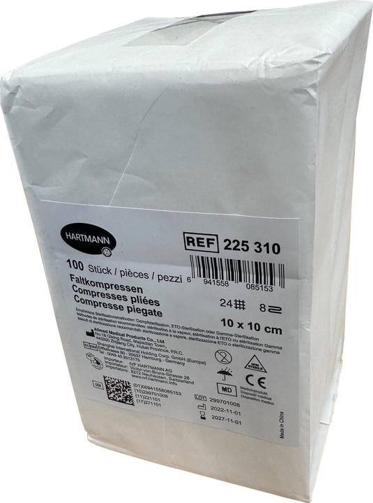 Actual product image IVF Hartmann Faltkompresse Typ 24 10x10cm 8 fach