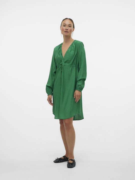 Image du produit Mamalicious Coupe normale Col en V Poignets élastiques Robe courte (L)