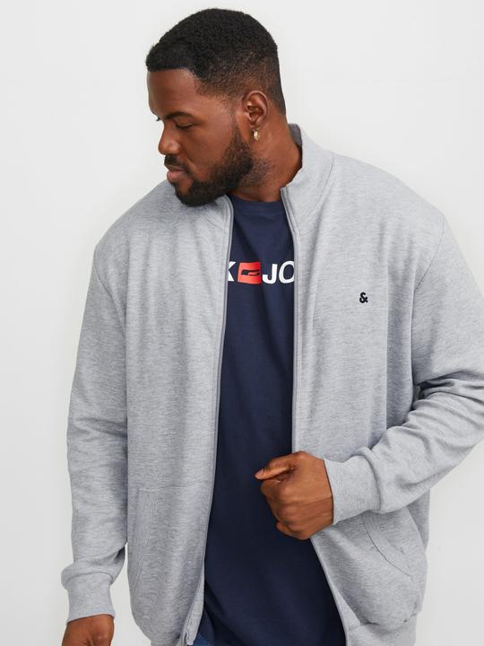 Actual product image Jack & Jones Single-coloured plus size sweatshirt (3XL)