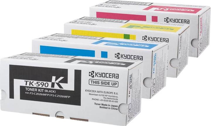 Immagine prodotto Kyocera TK-590 SET originale con tutti e quattro i colori (M, Y, FC, C)