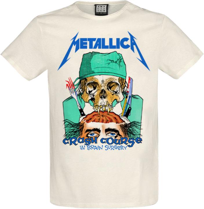 Actual product image Amplified Crash Course In Brain Surgery Tshirt (S)