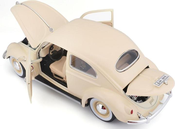Actual product image Bburago 18-12029 1:18 VOLKSWAGEN KAFERT-BEETLE BLUE (4)