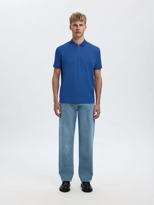 Image du produit Selected Homme Slhfave Zip Ss Polo Noos (XXL)
