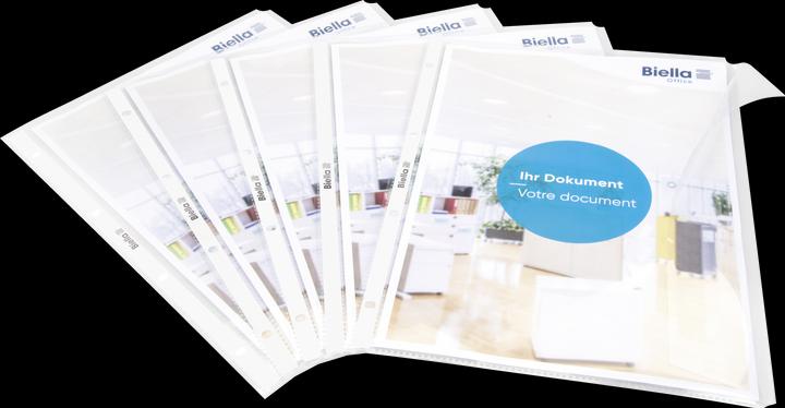 Actual product image Biella Document envelopes A4, smooth, 4-hole (A4, 10 x)