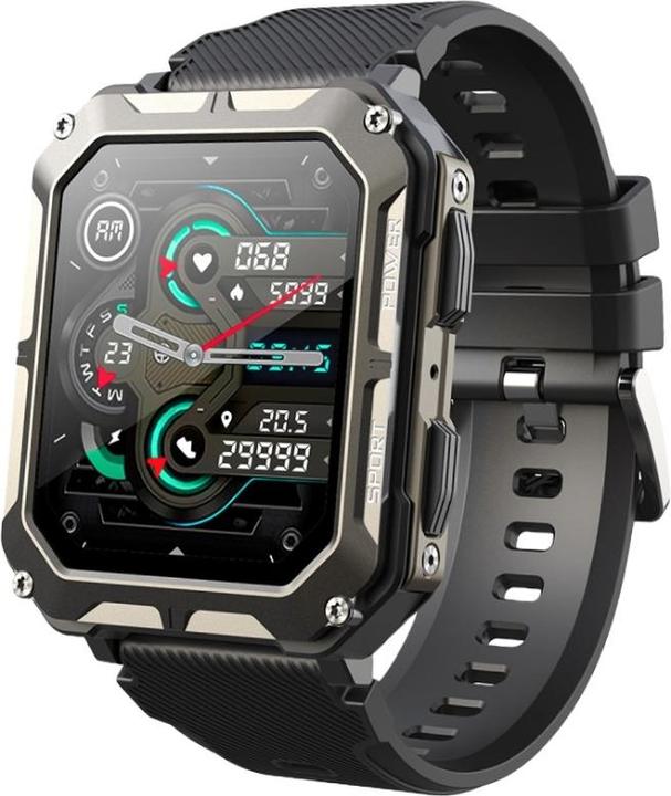 Produktbild RNCF27 SCHWARZ Herren-Smartwatch