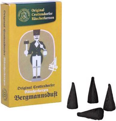 Crottendorfer 1803 - Räucherkerzen Nostalgie Edition Bergmannsduft M, 24 Stück