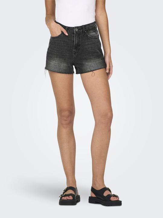 Produktbild Only ONLGABI Hohe Taille Normal geschnitten Jeans-Shorts Jeans-Shorts (M)