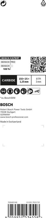 Immagine prodotto Bosch Professional Zubehör Lama per sega alternativa EXPERT 'Thick Tough Metal' S 955 CHC, 1 pezzo