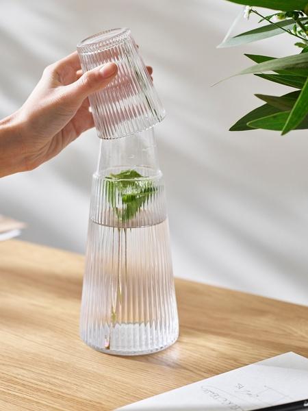 Actual product image Stelton Pilastro carafe with glass 1 l (x-507) (1 l)