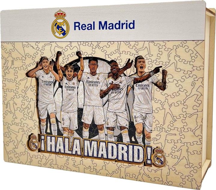 Image du produit Iconic Real Madrid CF - 5 joueurs - puzzle en bois taille M (270 pièces) (270 pièces)