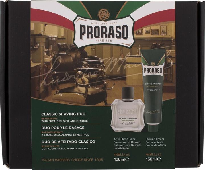 Proraso Green Classic Shaving Duo (Balsam, 100 ml)