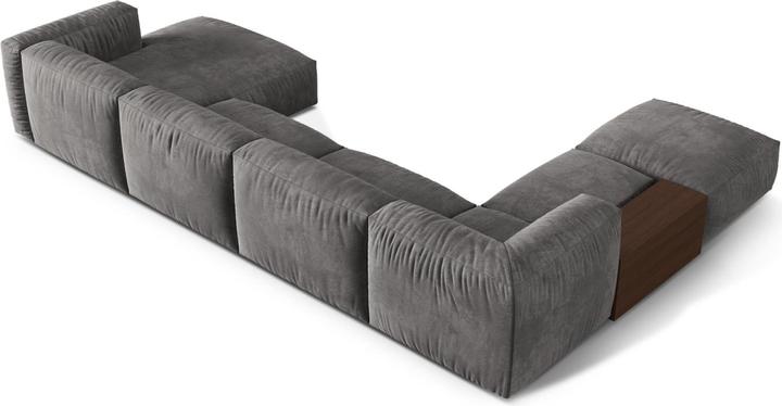 Actual product image Micadoni Modular Panoramic Left Corner Sofa, "Martina", 5 Seats, 406x280x75 Made in Europe (Sofa landscape)