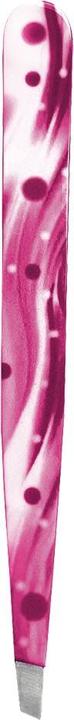 Actual product image Hausmann Tweezers slanted waves pink